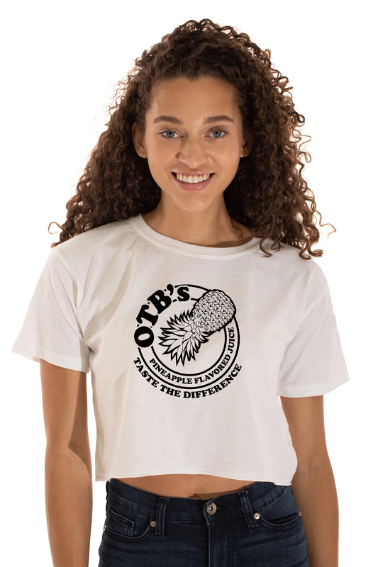 OTB Pineapple Flavored Juice Crop Tee