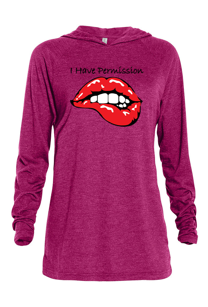 I Have Permission (Bite) Hooded Tee