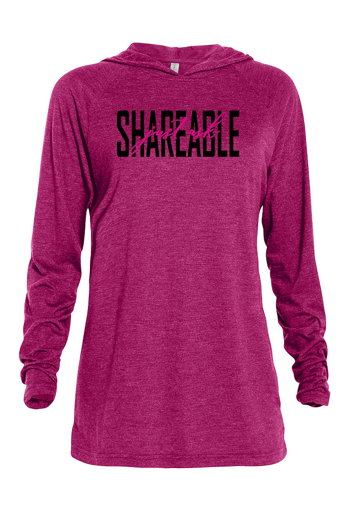 Shareable Just Ask Hooded Tee