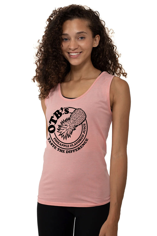 OTB Pineapple Flavored Juice Tie Back Tank